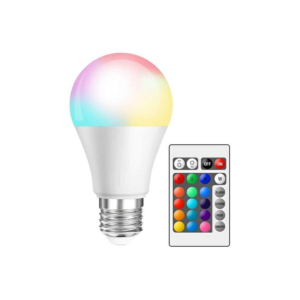 Λάμπα LED RGB - E27 - 7W -...