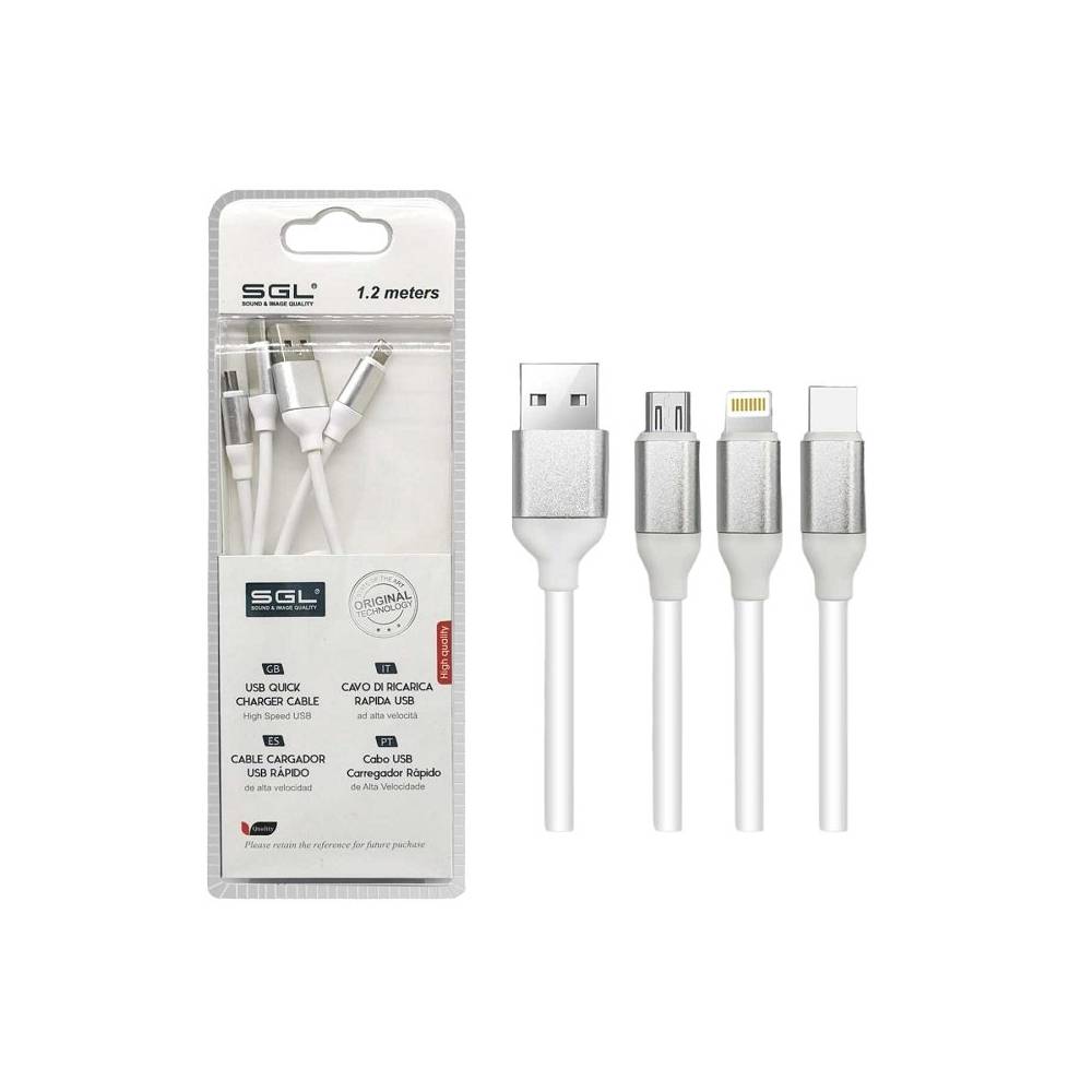 Καλώδιο USB All-in-one – 3...