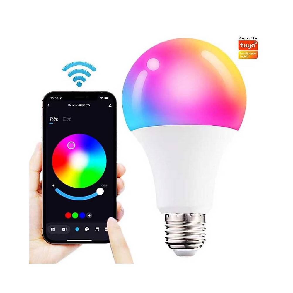 Smart λάμπα LED - RGB - Ε27...